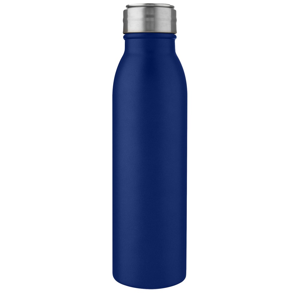 Harper 700 ml Sportflasche aus Edelstahl mit Metallschlaufe mittelblau