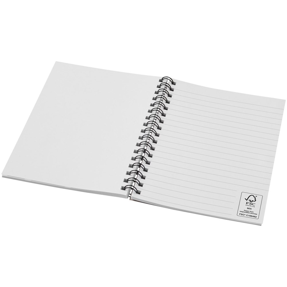 Carnet de notes à spirales Desk-Mate ® A6 coloré rouge