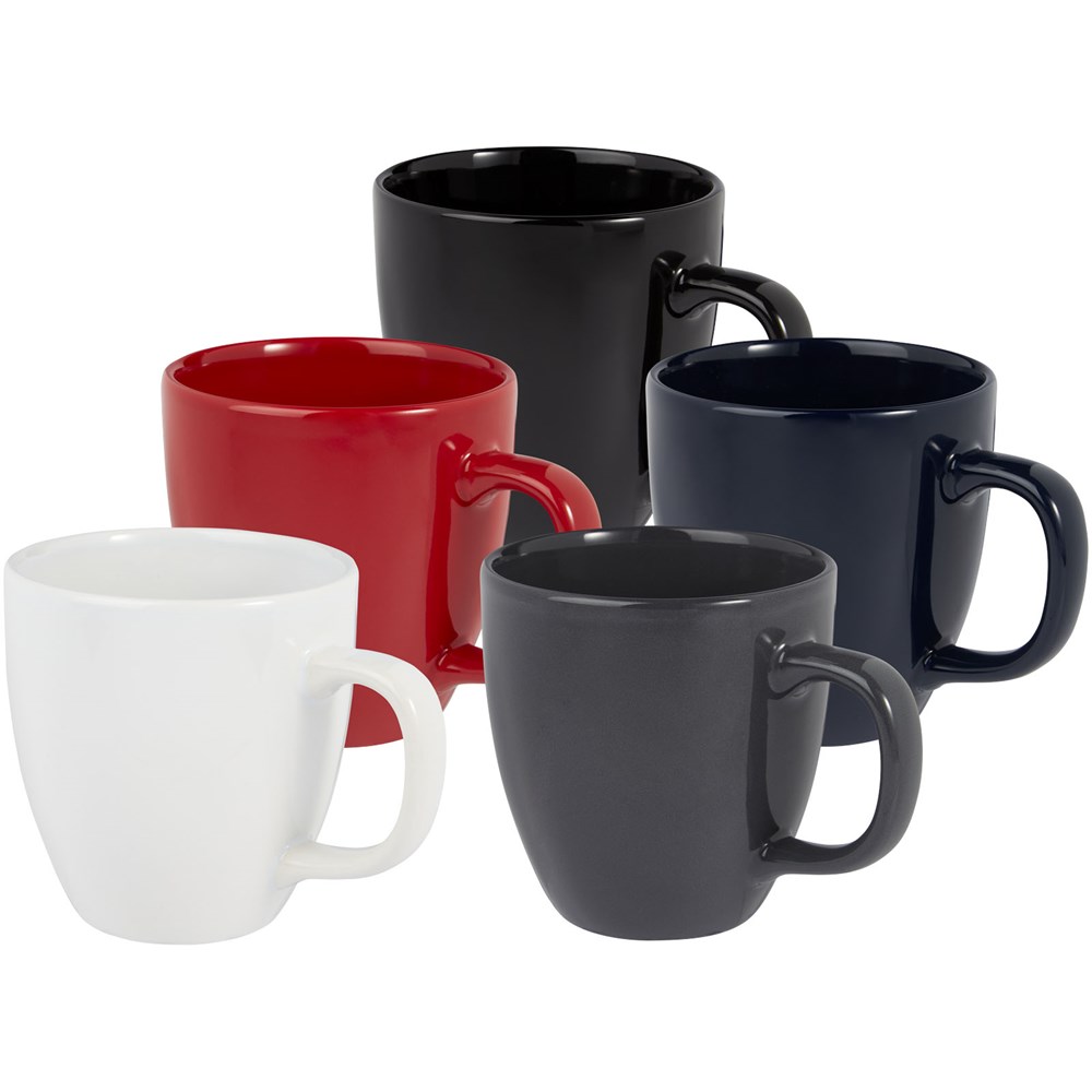 Mug Moni de 430 ml en céramique blanc