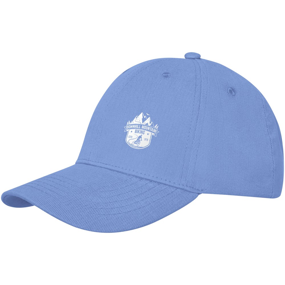 Casquette Davis 6 panneaux bleu clair