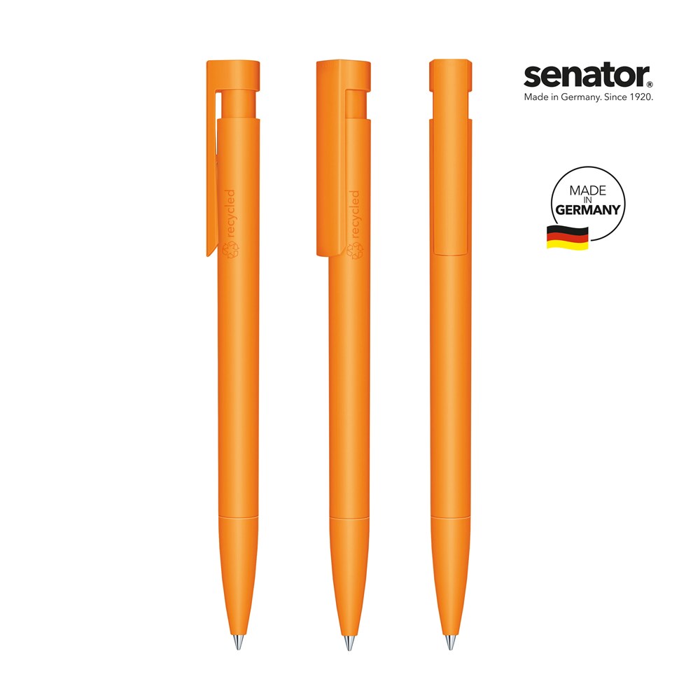 senator® Liberty Matt Recyceld  Druckkugelschreiber orange 151