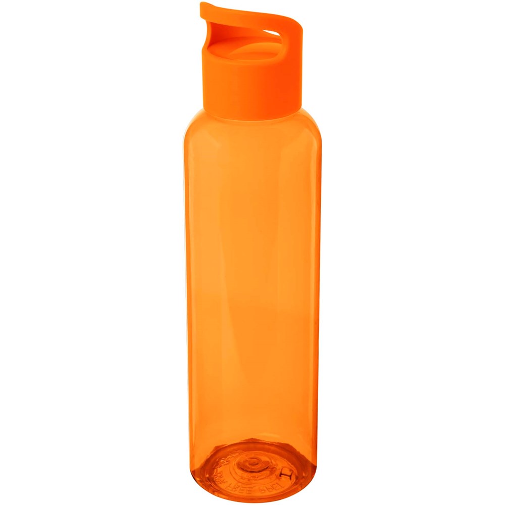 Bouteille d'eau Sky de 650 ml en plastique recyclé orange