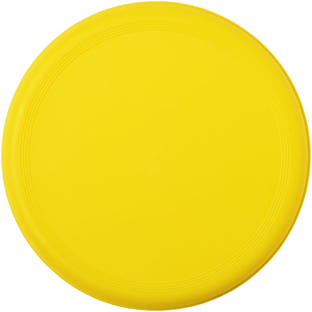 Orbit Frisbee aus recyceltem Kunststoff gelb