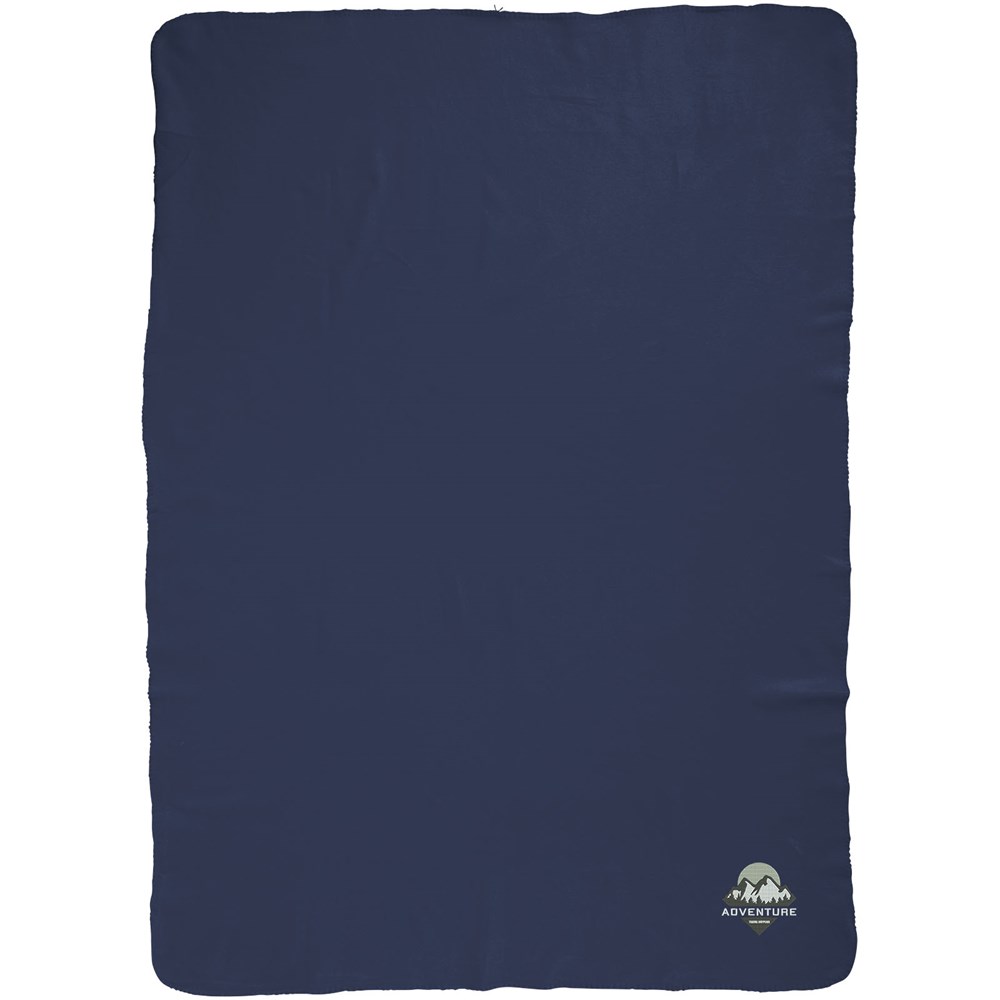 Huggy Fleecedecke mit Hülle 150 x 120 cm navy