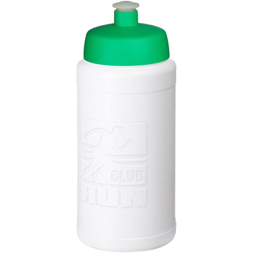 Bouteille de sport Baseline Rise de 500 ml Blanc, Vert