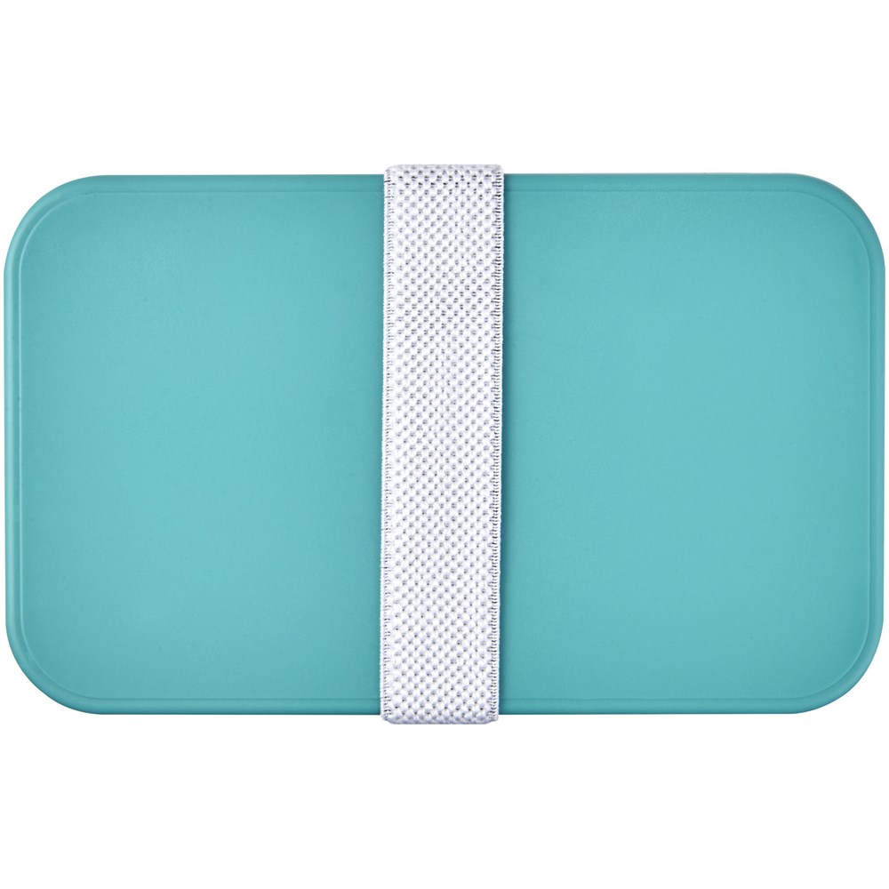 MIYO Renew Doppel-Lunchbox riffblau, riffblau, weiss