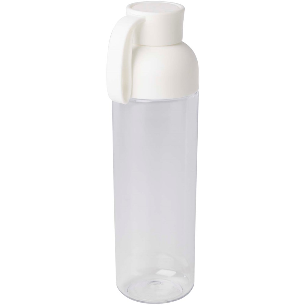 Bouteille d’eau Illuminate de 600 ml en rPET blanc