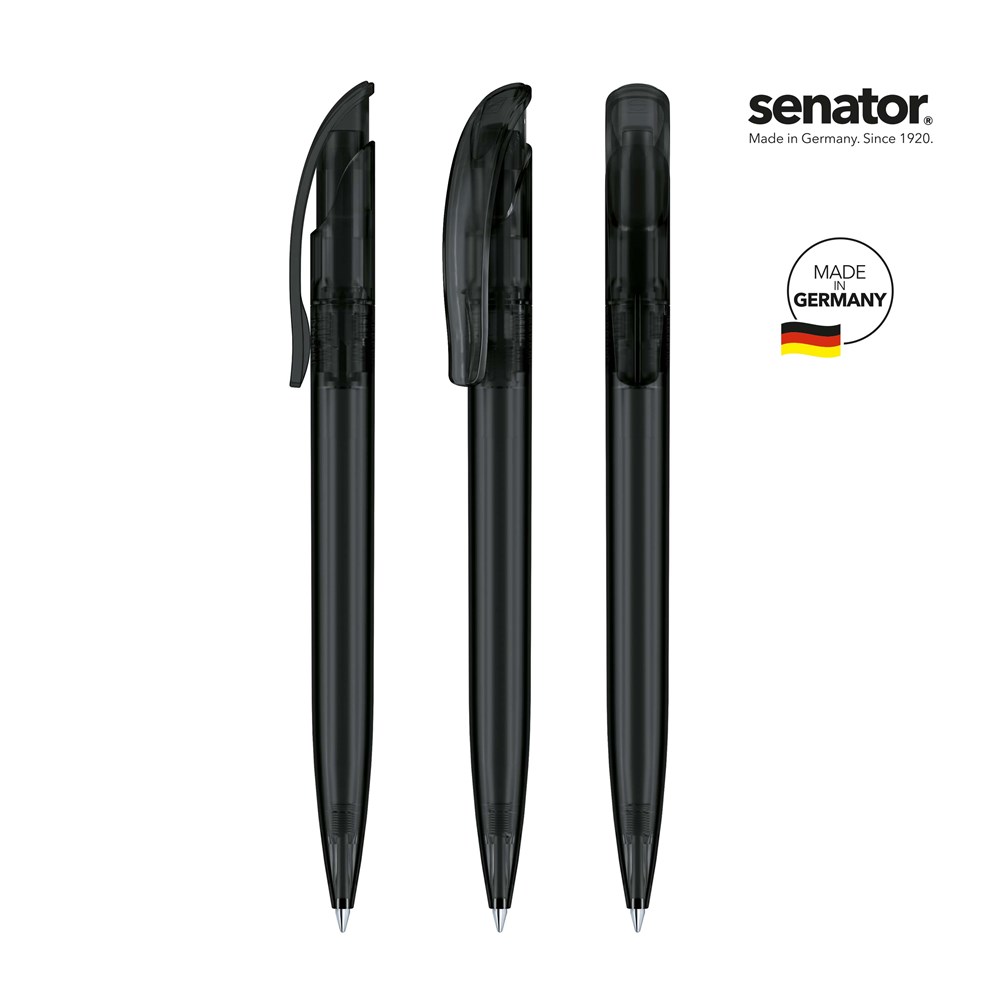 senator® Challenger Frosted  Druckkugelschreiber noir