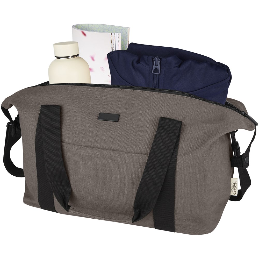 Joey Reisetasche aus GRS recyceltem Canvas 25 L grau