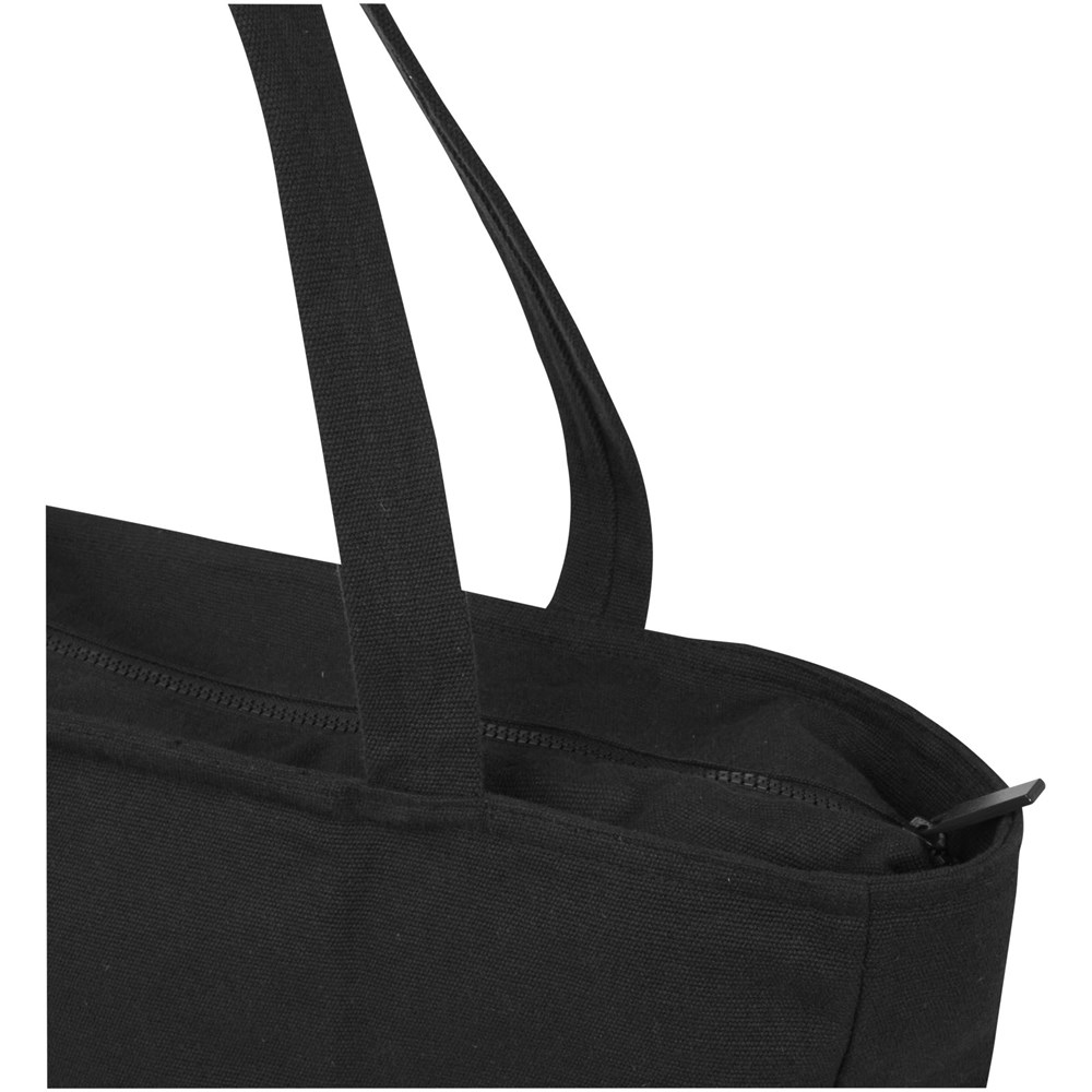 Weekender 500 g/m² Aware™ recycelte Tragetasche schwarz