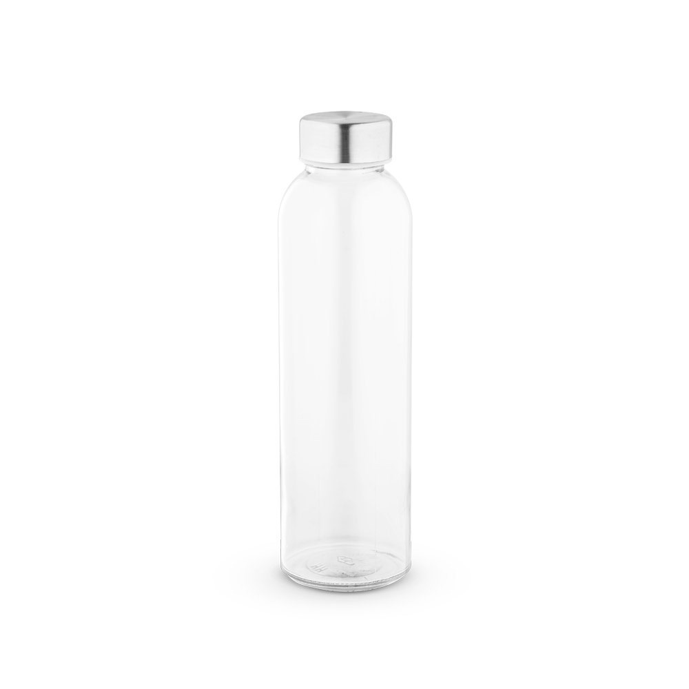 SOLER. Glasflasche sublimations und Edelstahlverschluss 500 ml