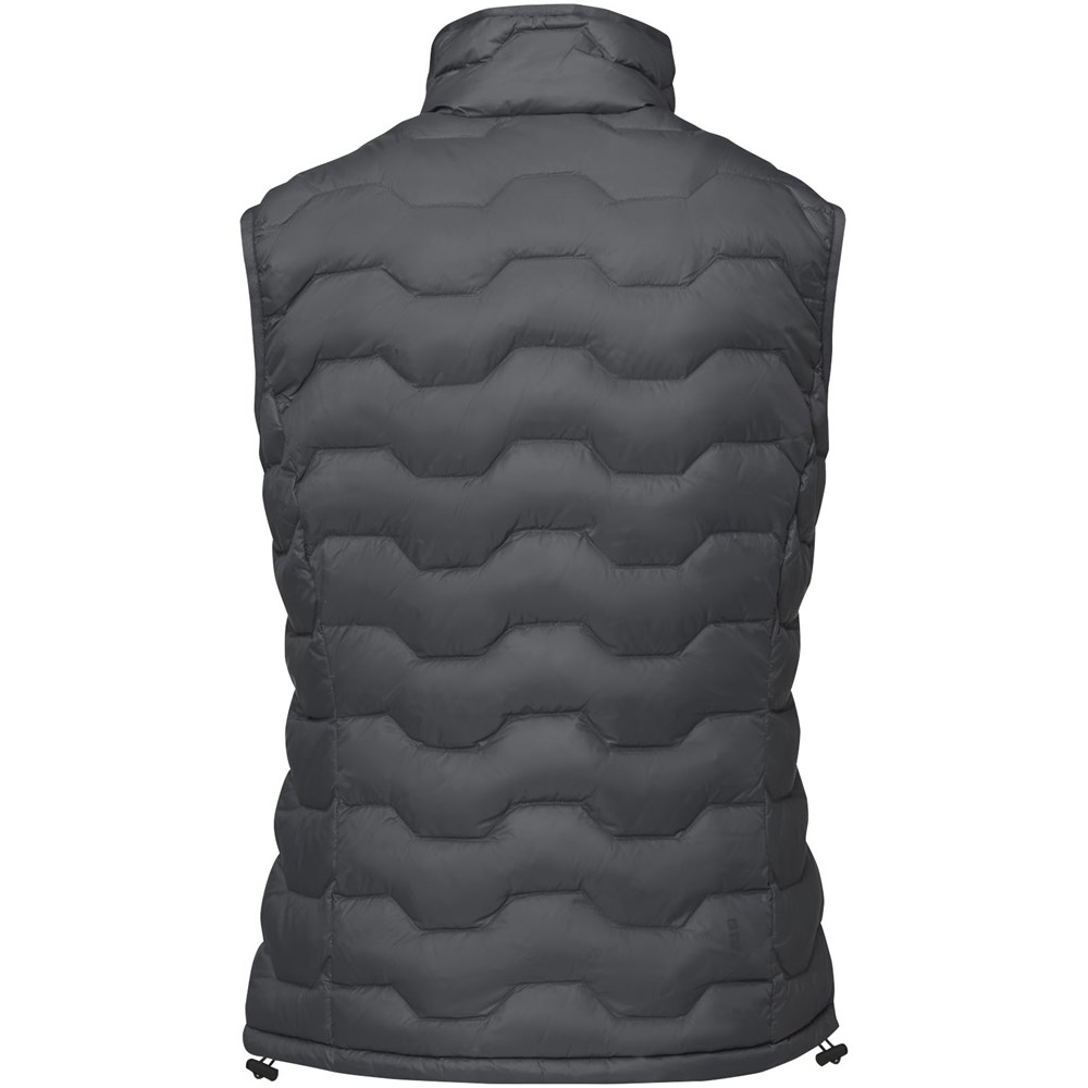 Bodywarmer duvet isotherme Epidote recyclé certifié GRS pour femme Gris storm