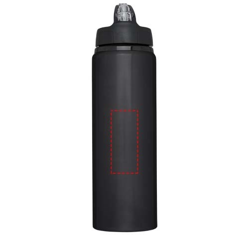 Fitz 800 ml Sportflasche schwarz