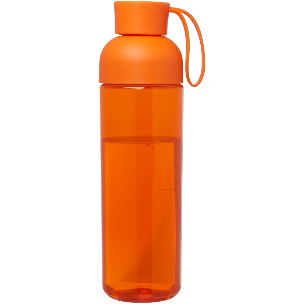 Bouteille d’eau Illuminate de 600 ml en rPET orange