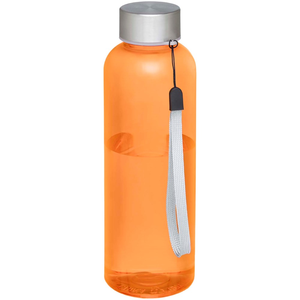 Bouteille de sport Bodhi de 500 ml en RPET Orange translucide