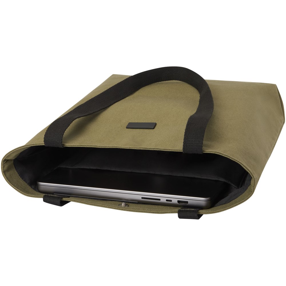 Joey vielseitige Tragetasche aus GRS recyceltem Canvas 14 L olive