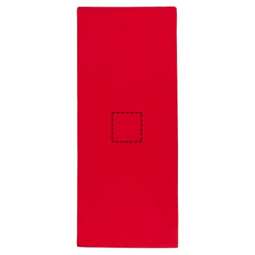 Lucas RPET Sporthandtuch 30 × 80 cm rot