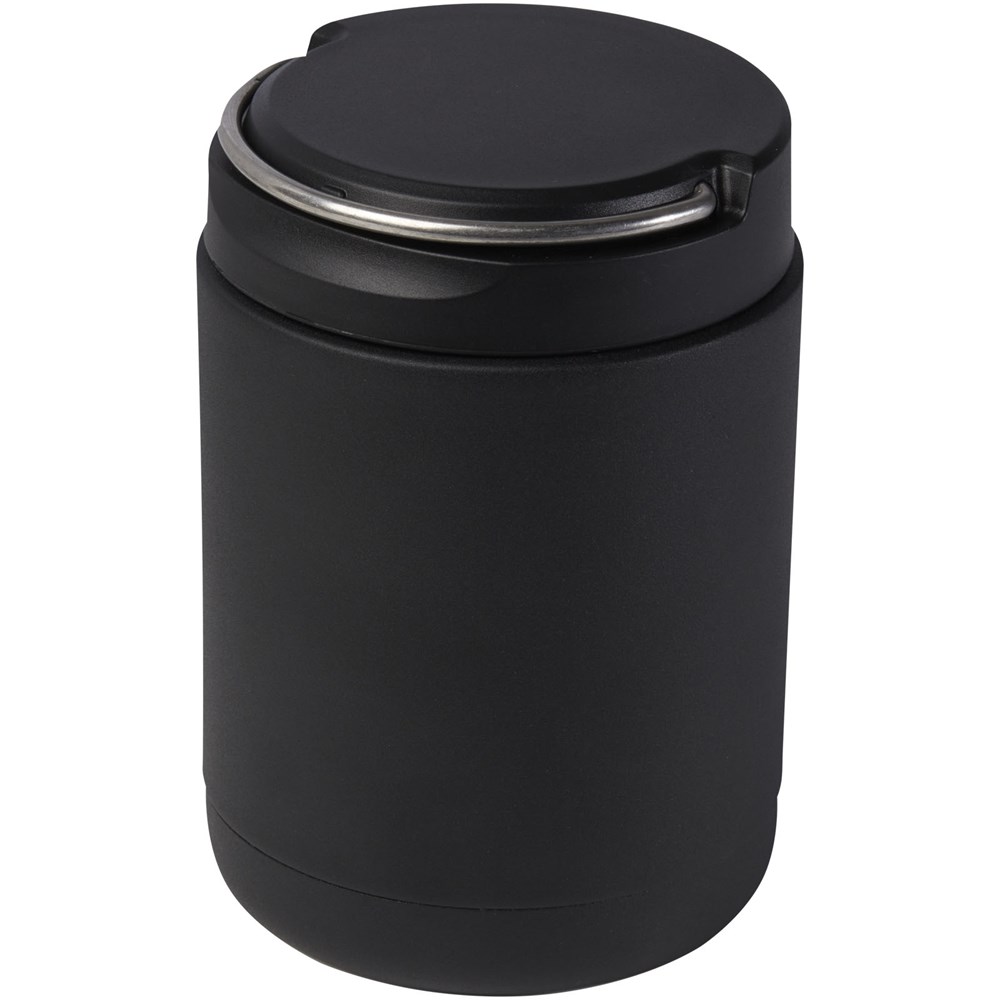 Doveron Lunchpot, isoliert aus recyceltem Edelstahl, 500 ml schwarz