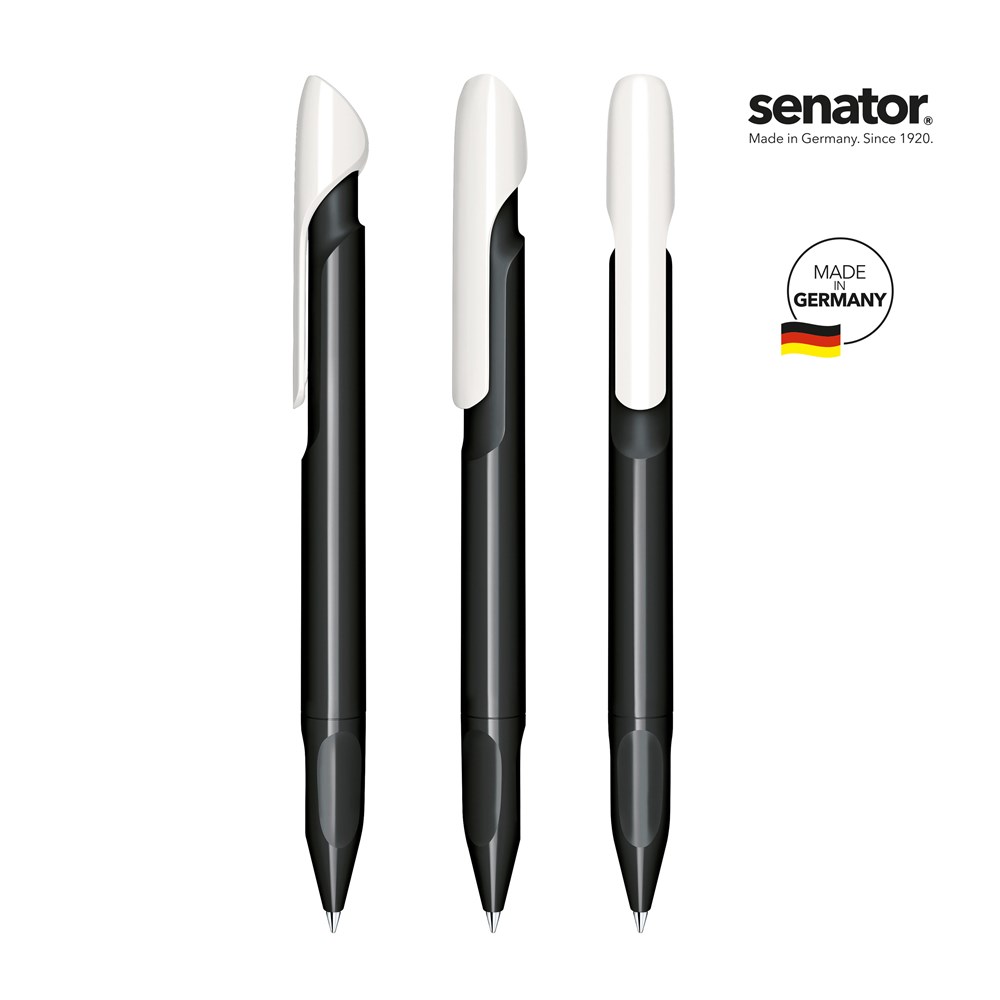 senator® Evoxx Duo Polished Recycled Druckkugelschreiber schwarz