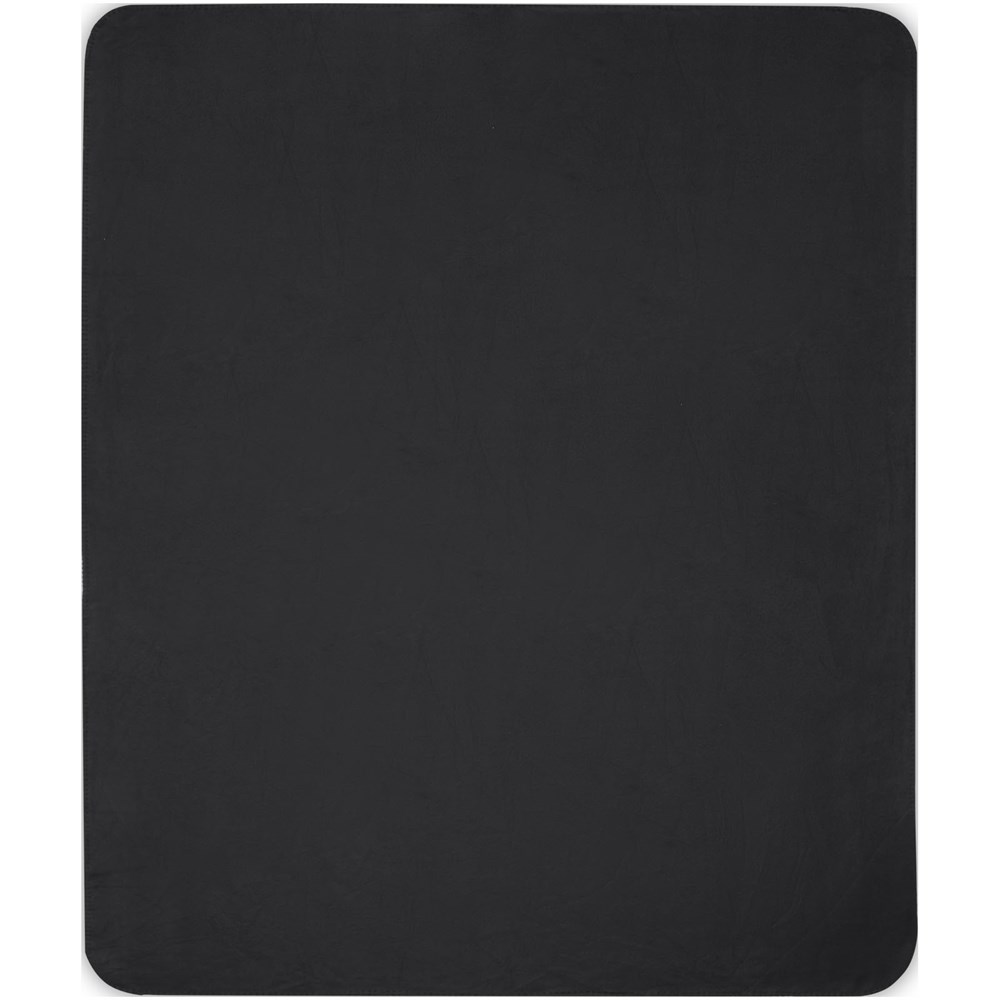 Couverture Willow en polaire RPET certifiée GRS noir