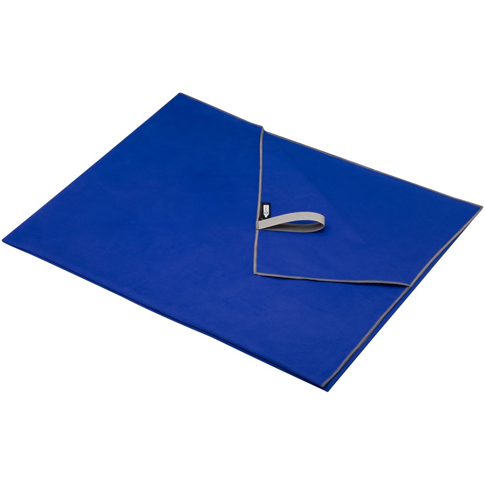 Serviette Pieter certifiée GRS ultra-légère et à séchage rapide 100 x 180 cm Bleu royal