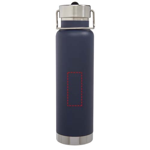 Bouteille isotherme de sport Thor de 750 ml avec isolation par le vide et couche de cuivre bleu foncé