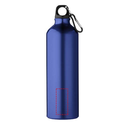 Oregon 770 ml Aluminium Trinkflasche mit Karabinerhaken blau