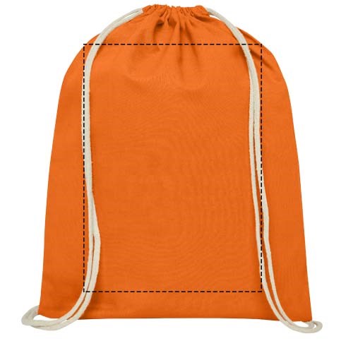 Oregon 100 g/m² Premium Turnbeutel 5L orange