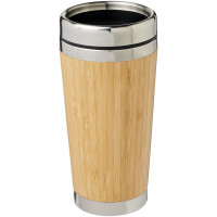 Bambus 450 ml Becher mit Bambus-Aussenseite