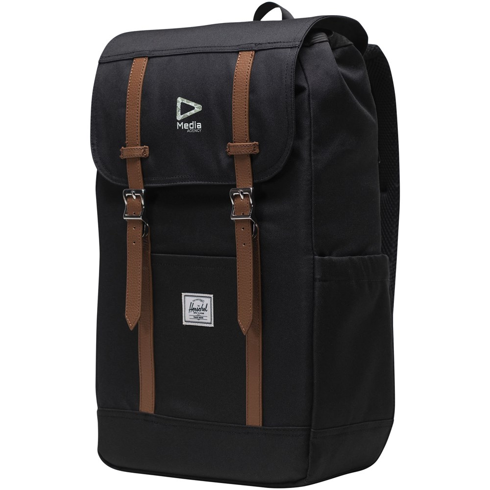 Sac à dos Herschel Retreat™, recyclé, pour ordinateur portable, 23 L Noir