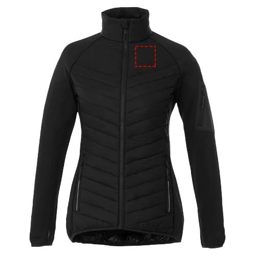 Banff Hybrid wattierte Jacke für Damen schwarz