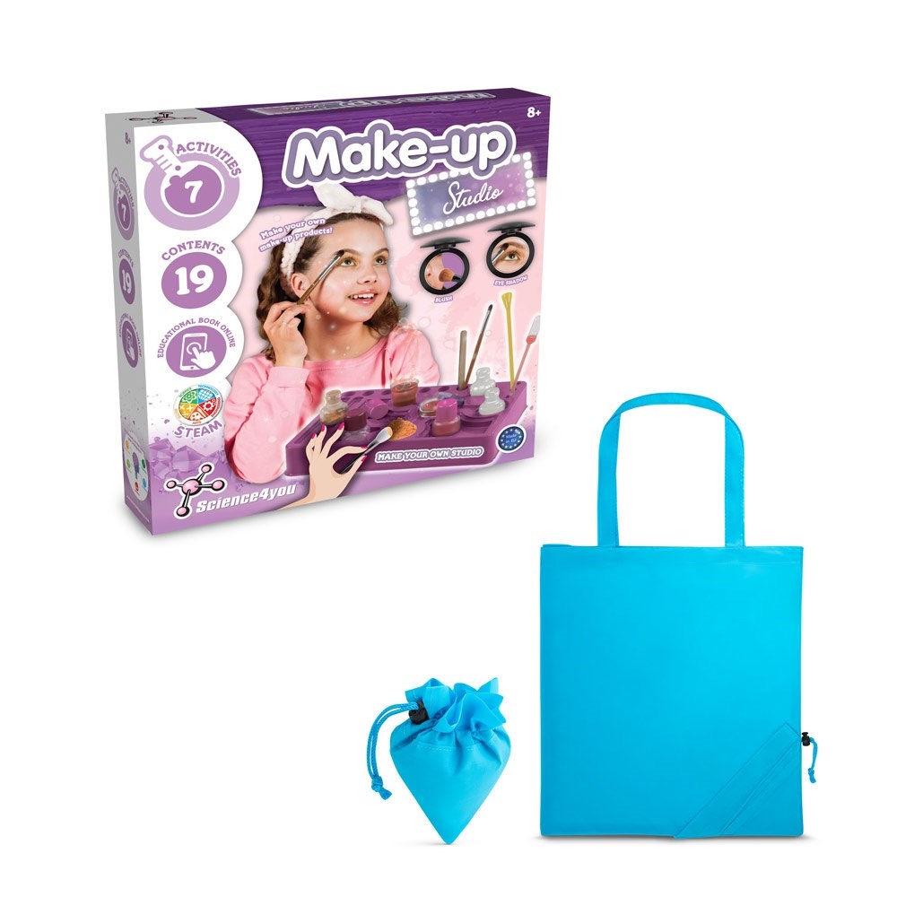 Makeup Studio Kit II Kit éducatif livré avec un sac cadeau pliable en 190T Bleu clair