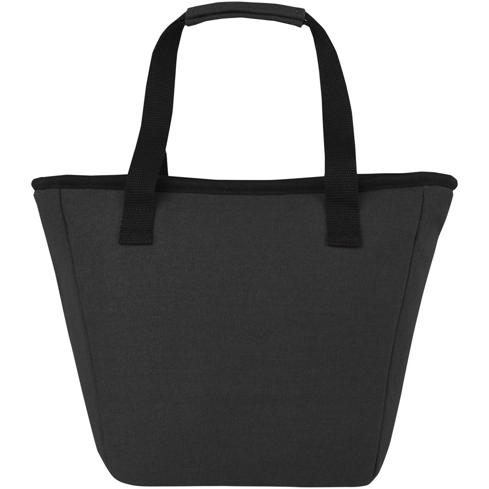 Sac-repas isotherme Joey de 6 L en toile recyclée GRS pour 9 canettes noir