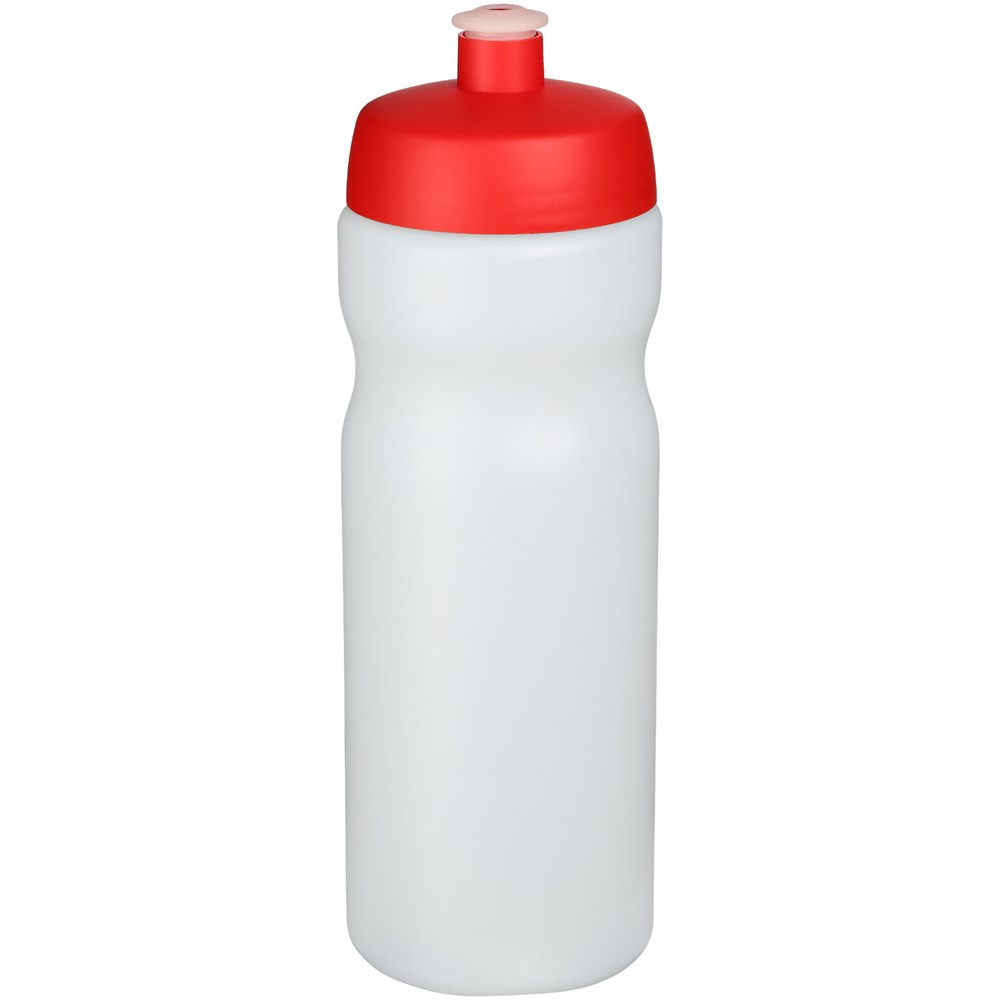 Bouteille de sport Baseline® Plus de 650 ml Rouge, Blanc transparent