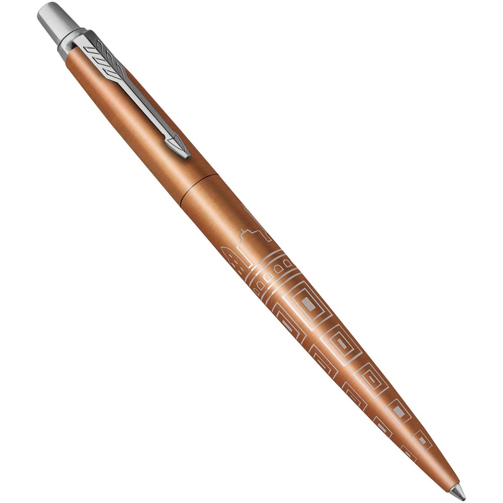 Parker Jotter SE Global Icons Kugelschreiber (blaue Mine) bronze