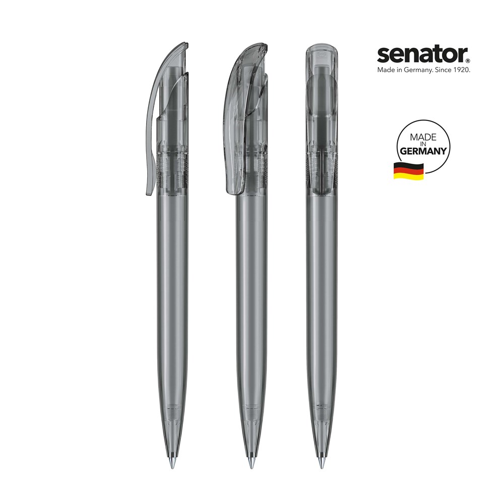 senator® Challenger Clear  Druckkugelschreiber cool gray 9