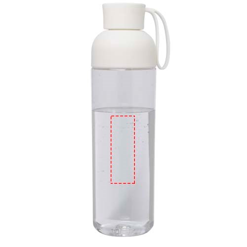 Bouteille d’eau Illuminate de 600 ml en rPET blanc