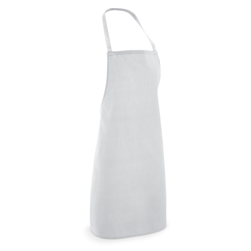 CURRY Tablier en coton et polyester (180 g/m²) blanc