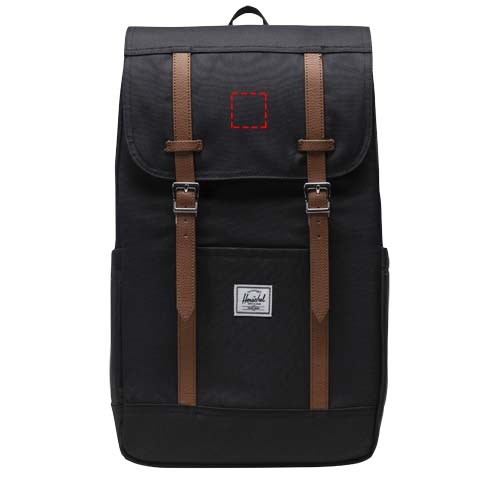 Sac à dos Herschel Retreat™, recyclé, pour ordinateur portable, 23 L Noir