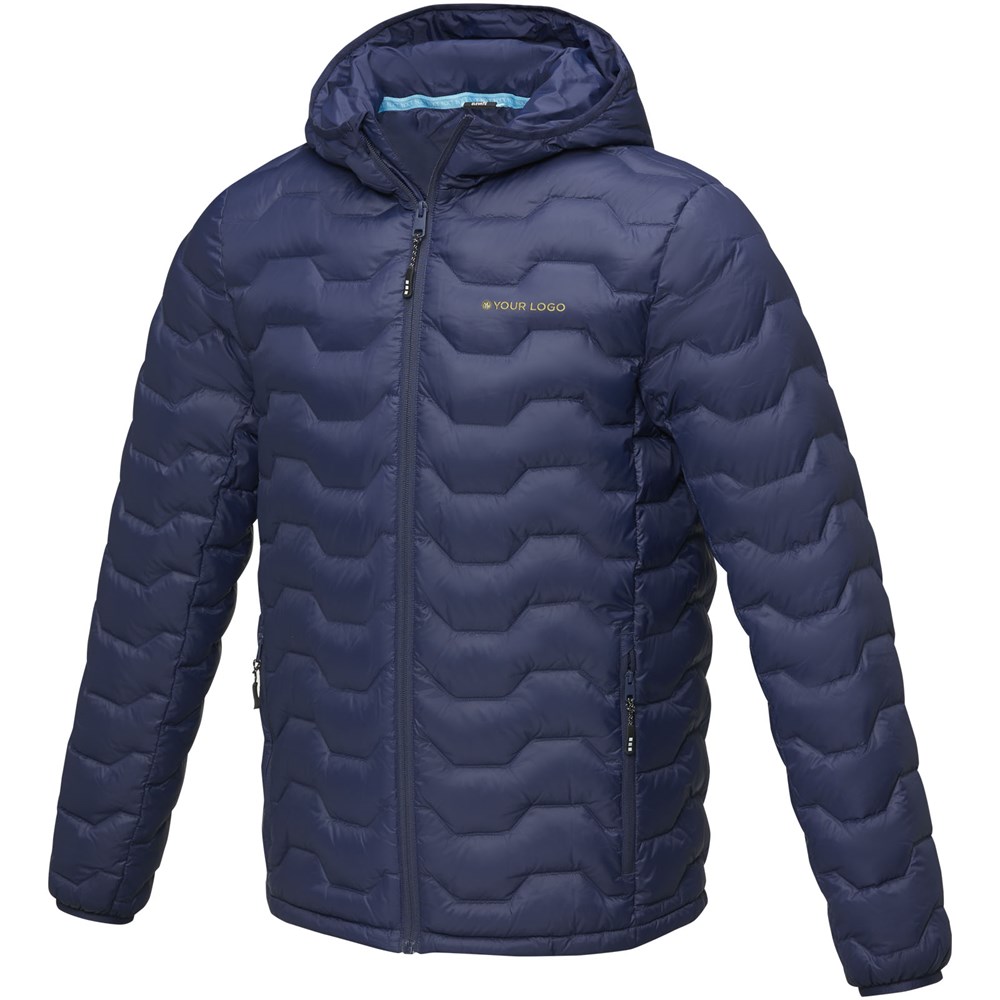 Veste duvet isotherme Petalite recyclée certifiée GRS pour homme Marine