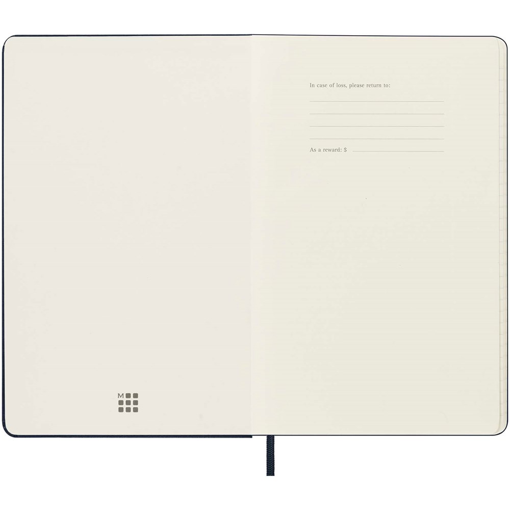 Moleskine Hardcover 12 Monate Tageskalender saphir