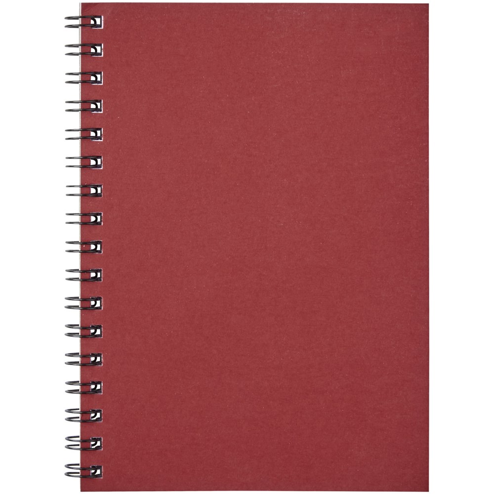 Carnet de notes à spirales Desk-Mate ® A6 coloré rouge