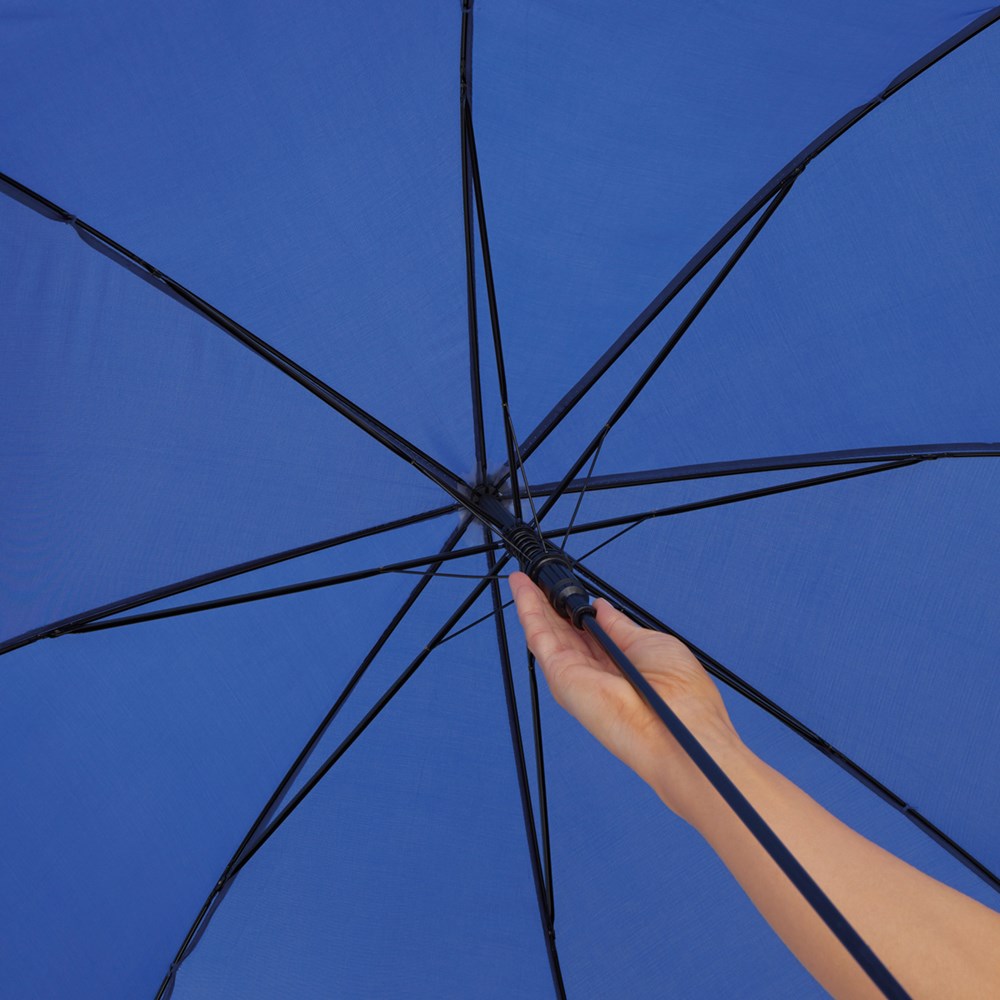 Parapluie canne automatique Poignée à crochet bleu