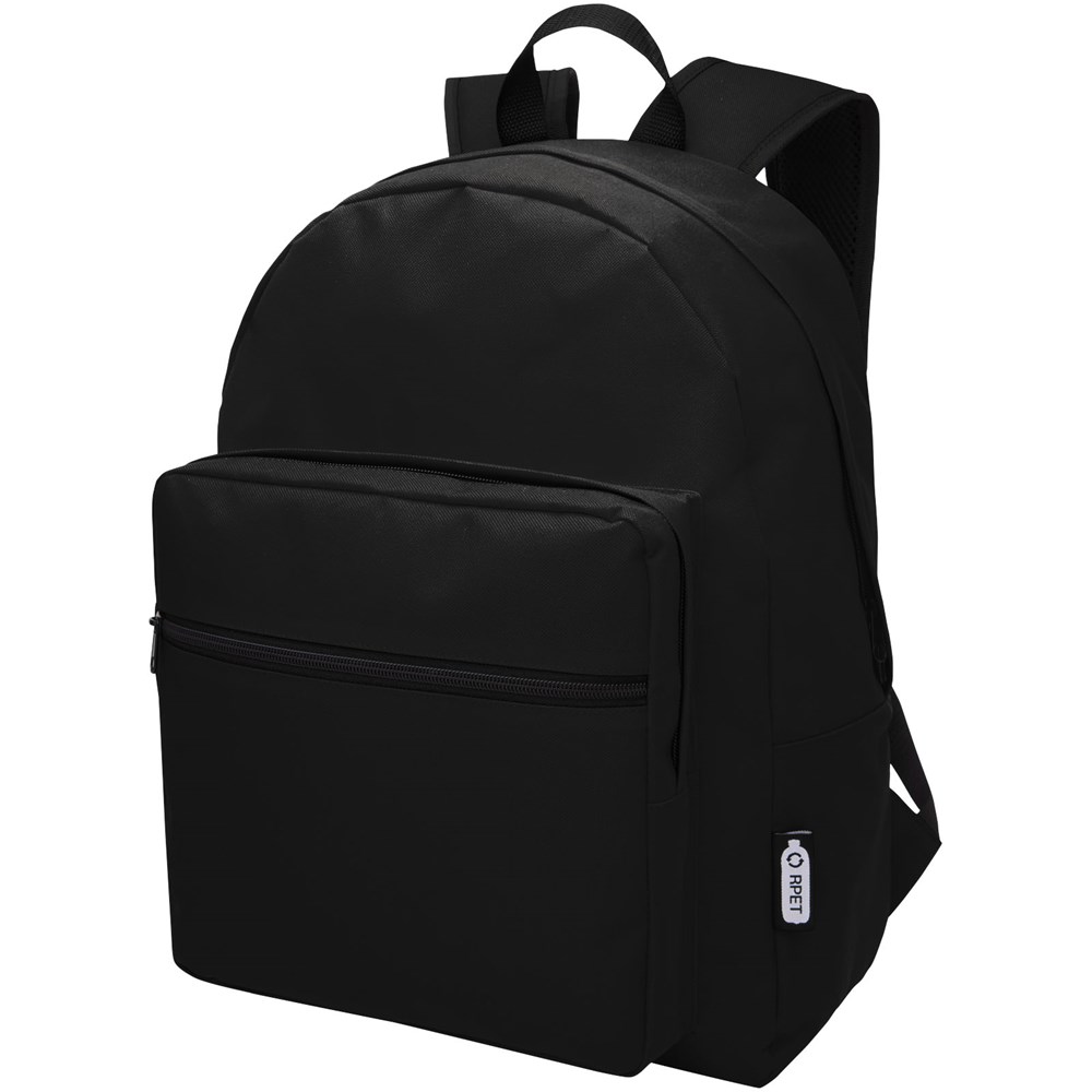 Retrend RPET-Rucksack 16L schwarz