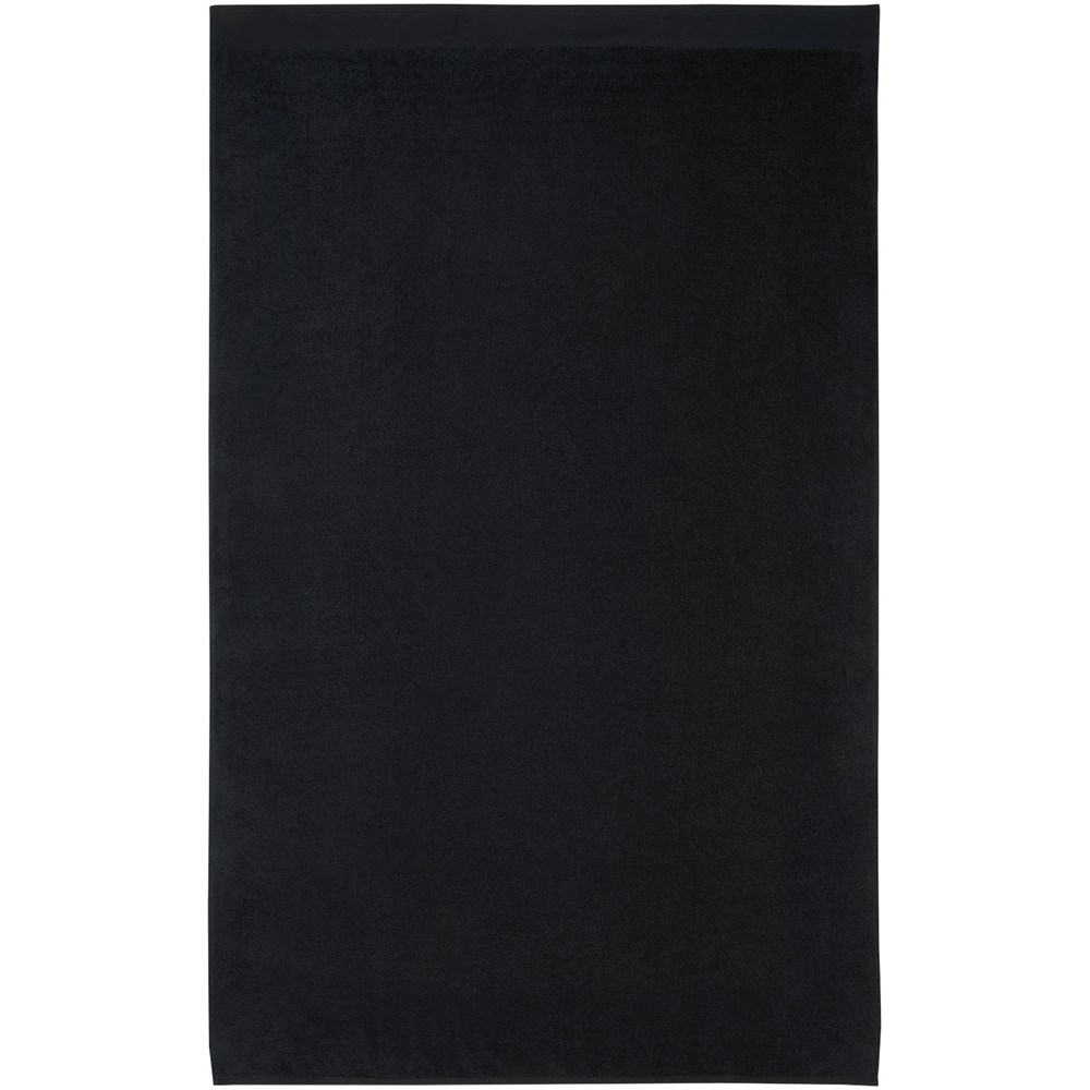 Serviette en coton 550 g/m² 100x180 cm Riley Noir