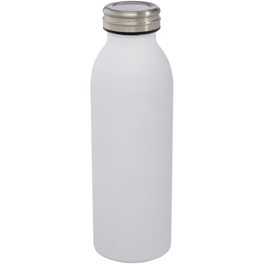 Bouteille isotherme Riti de 500 ml avec isolation sous vide et couche de cuivre blanc