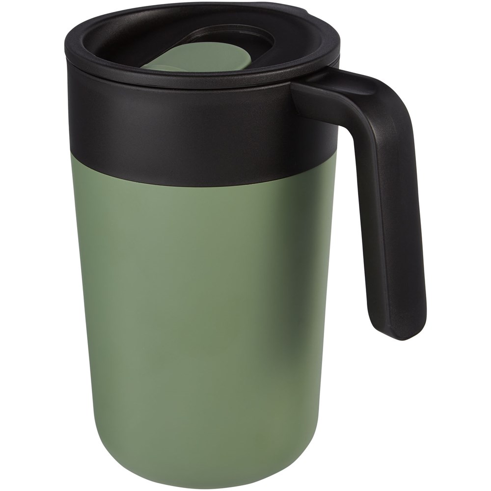 Tasse Nordia de 400 ml recyclée à double paroi Vert