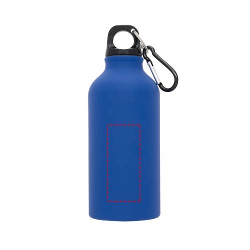 Oregon matte 400 ml Trinkflasche mit Karabiner blau