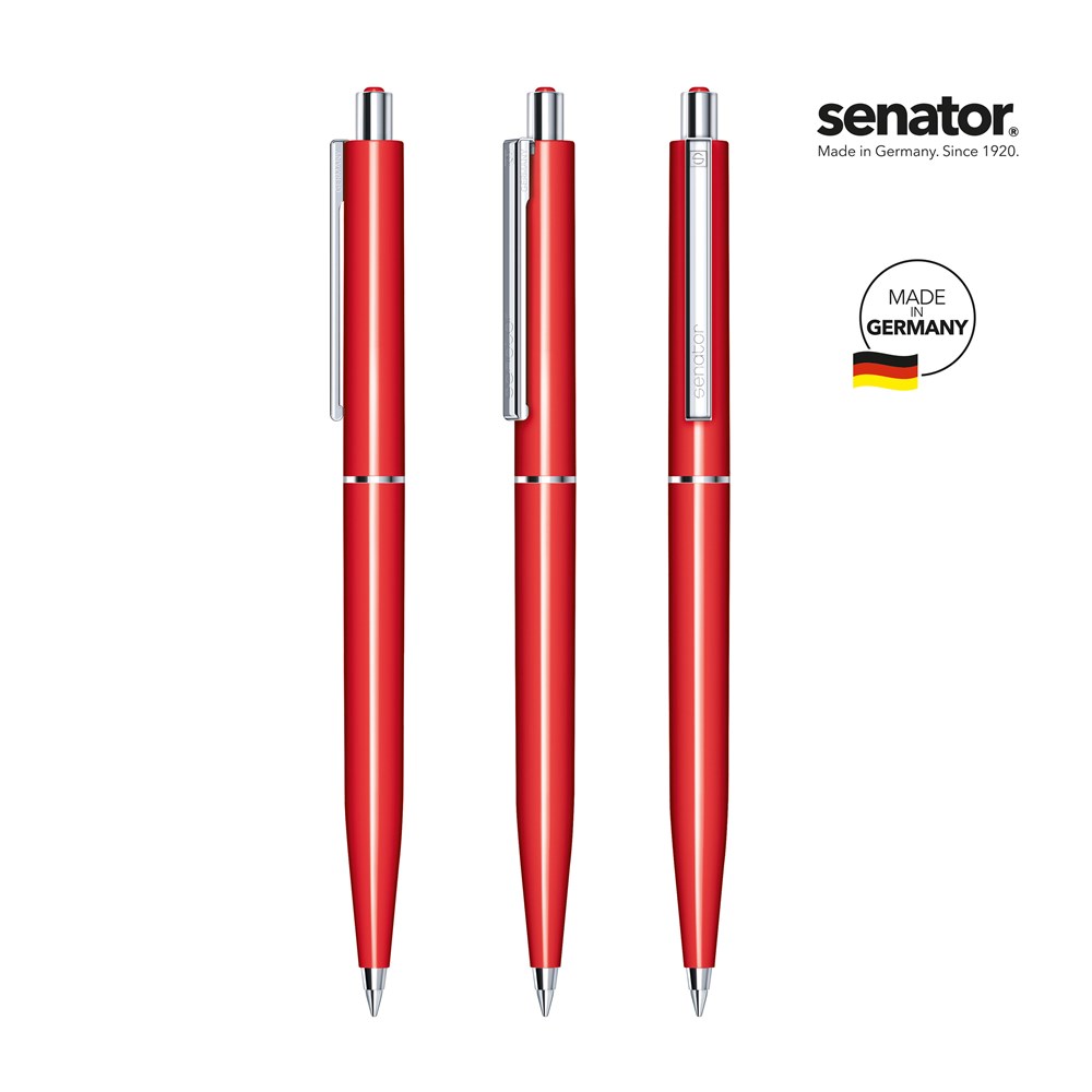 senator® Point  Polished  Druckkugelschreiber rot 186