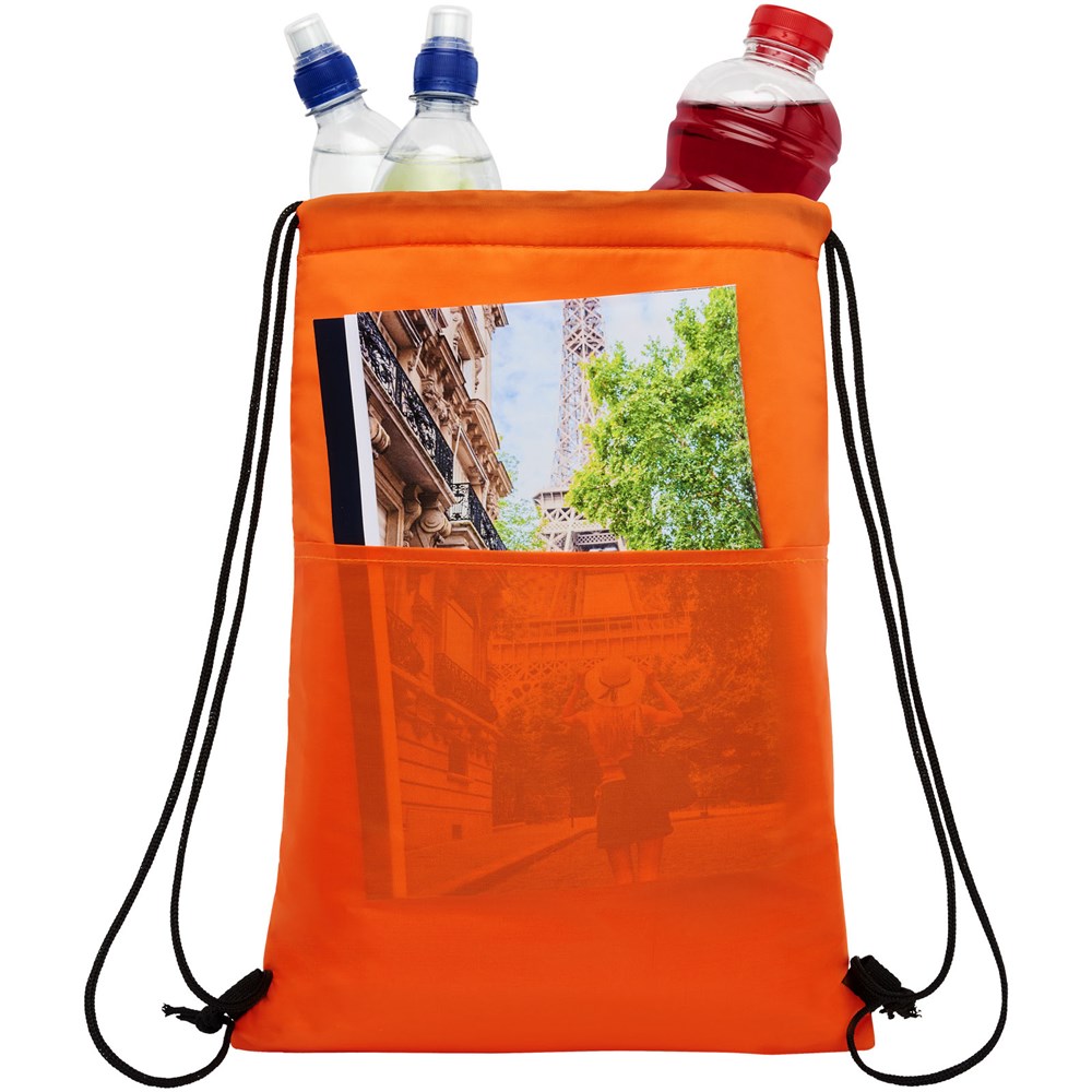 Sac isotherme Oriole avec cordon et capacité de 12 canettes 5L Orange